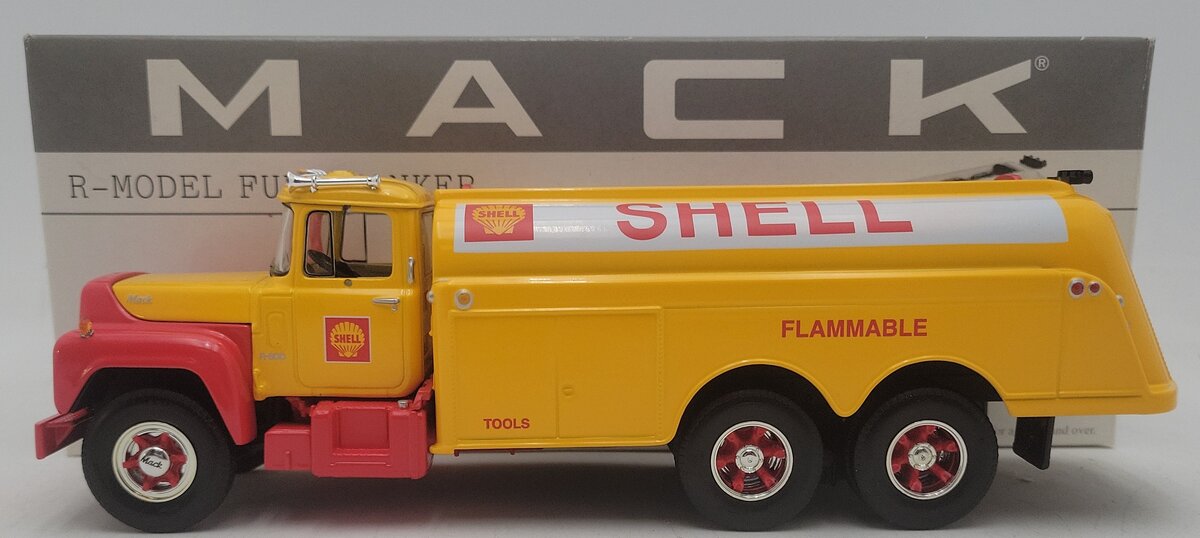 First Gear 19-2281 1:34 Shell Oil - Mack R-Model Fuel Tanker EX/Box