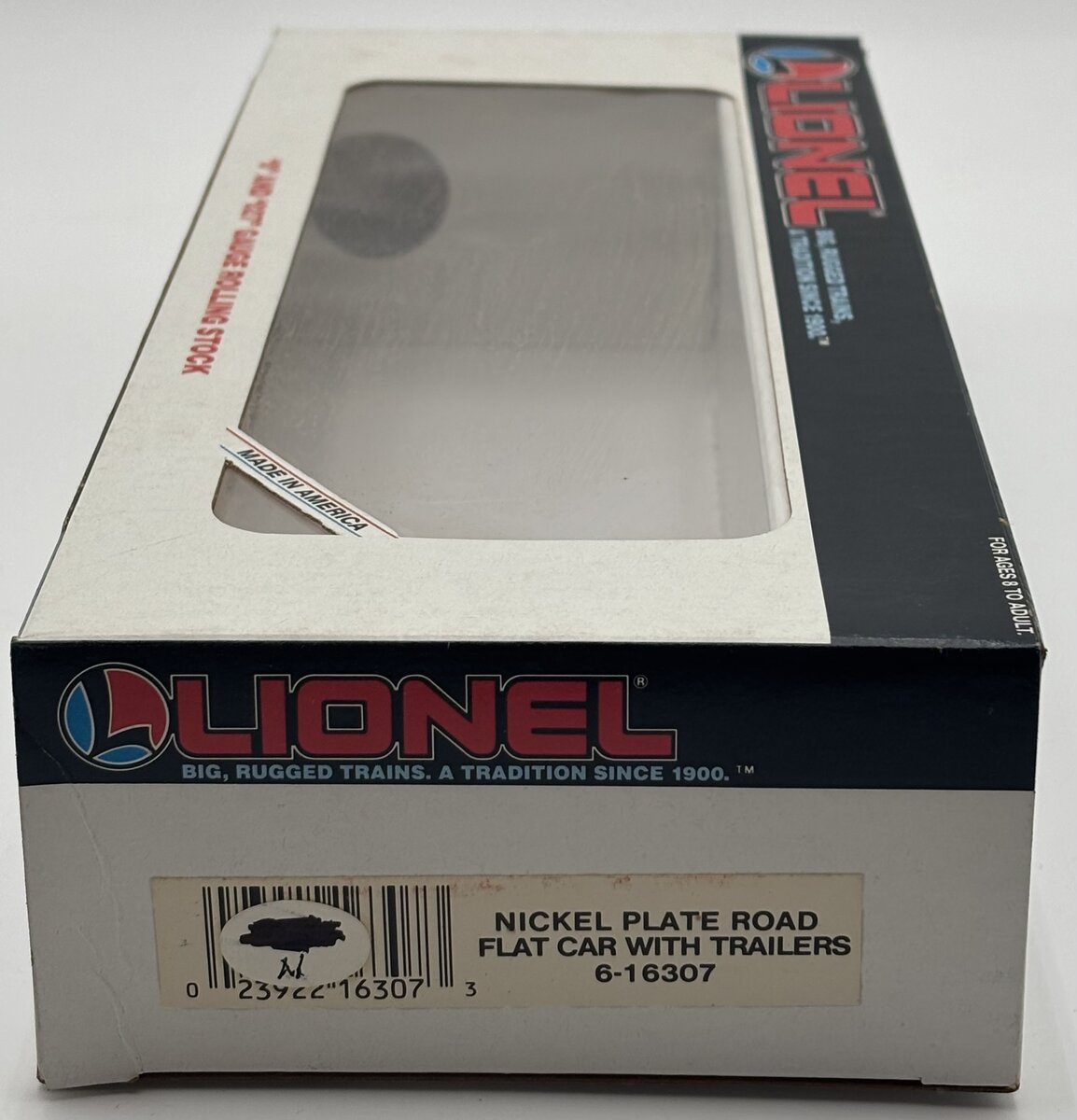 Lionel 6-16307 O Gauge Nickel Plate Road Flatcar with Trailers LN/Box