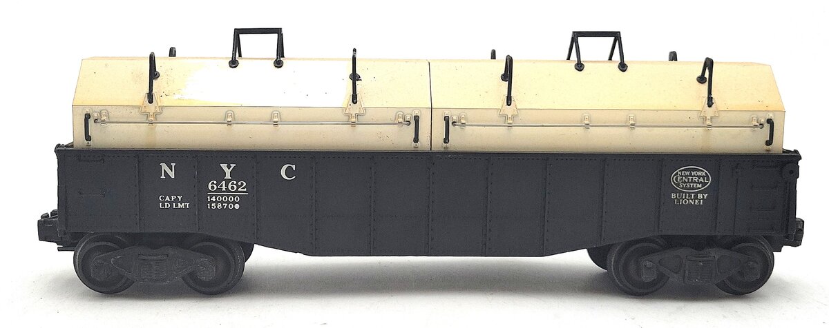 Lionel 6462 Vintage O New York Central Black Gondola VG