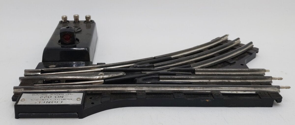 Lionel 6-14062 31" Remote-Control Left Hand Switch Turnout VG/Box