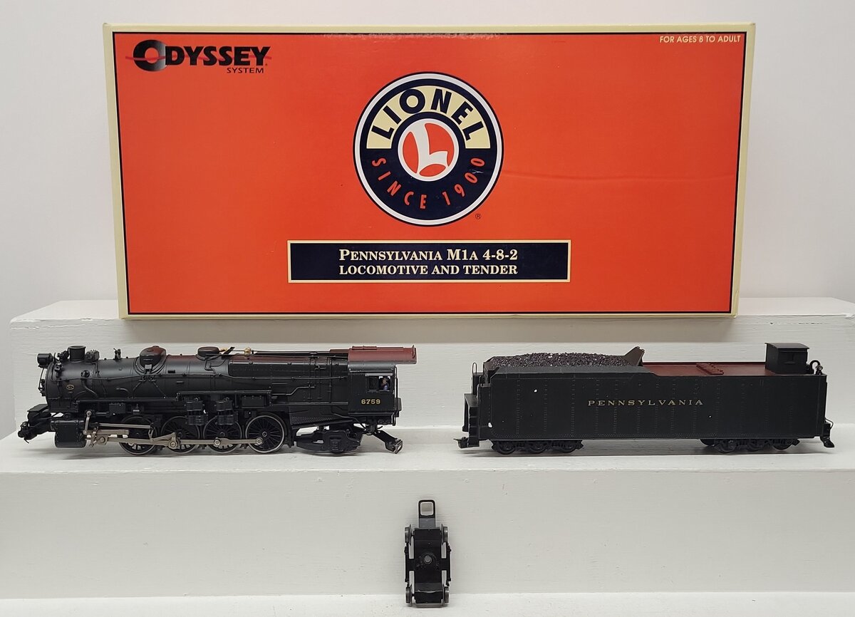 Lionel 6-38056 O PRR 4-8-2 M1a Steam Locomotive & Tender w/TMCC #6759 VG/Box