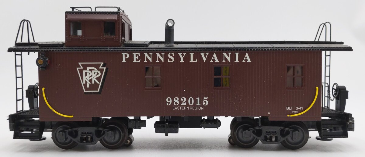 K-Line K616-1892 O Gauge PRR Off-Center Cupola Smoking Caboose #982015 VG/Box