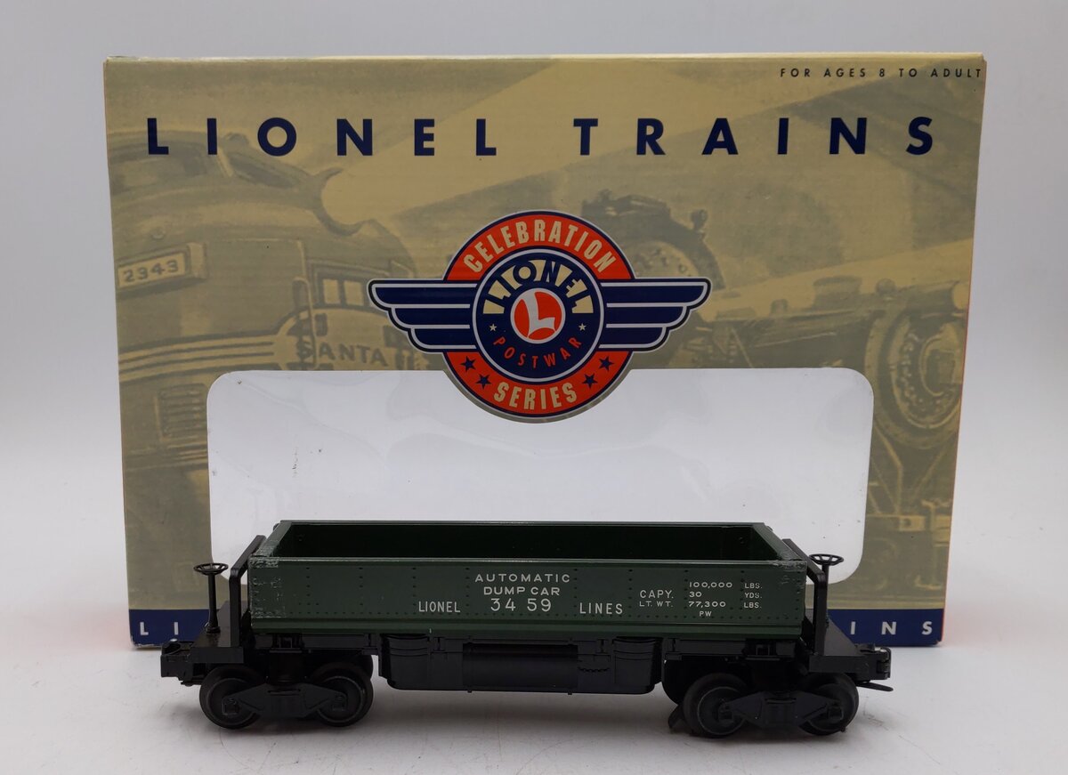 Lionel 6-26759 PWC #3459 Operating Coal Dump Car VG/Box