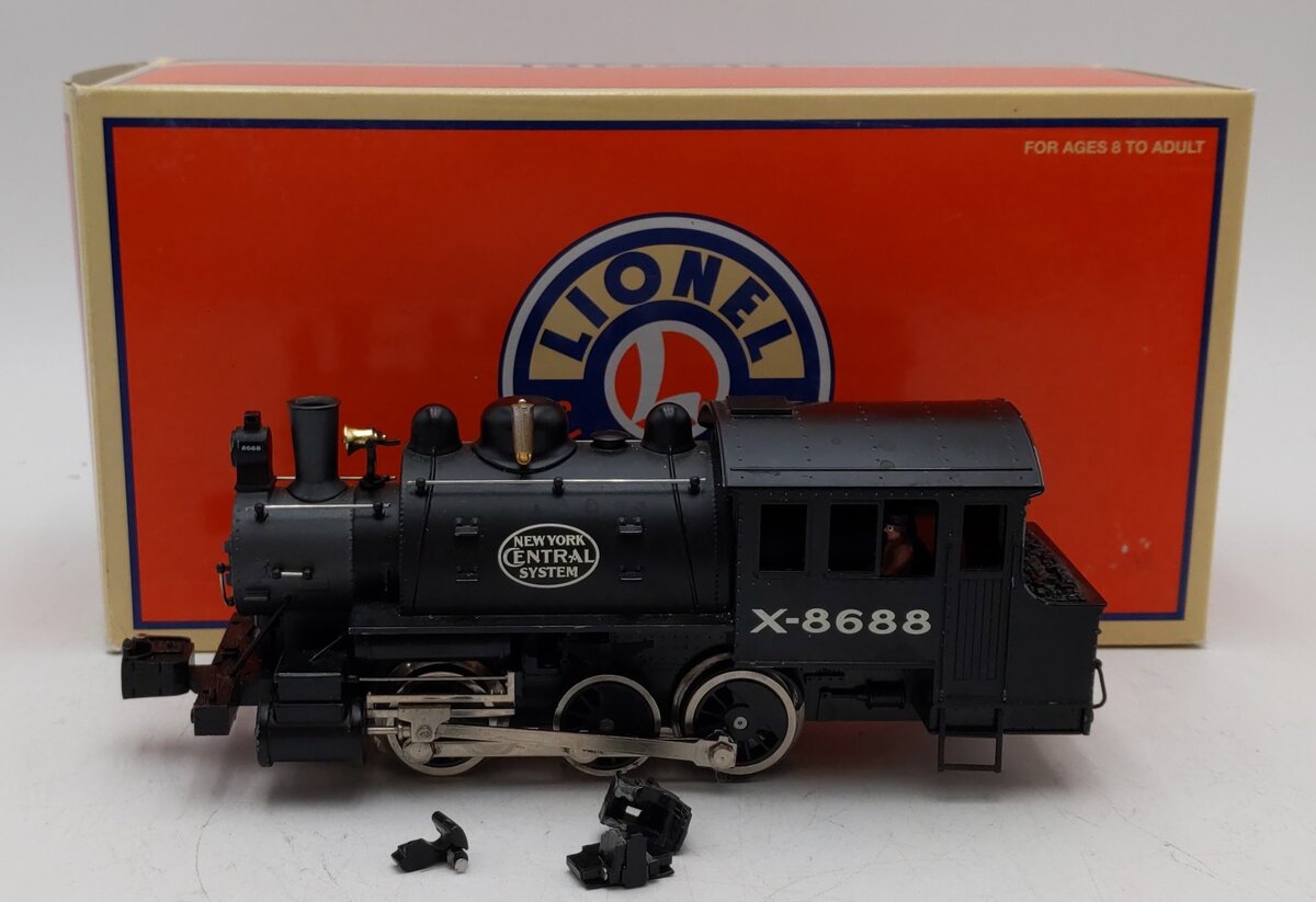 Lionel 6-28650 O Gauge New York Central 0-6-0 Dockside Steam Switcher #X-8688 VG/Box