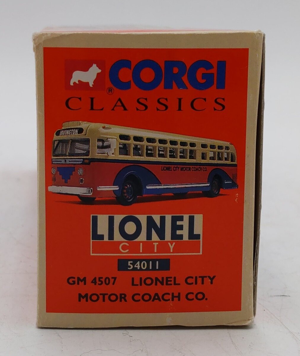 Corgi 54011 1:50 Scale Lionel City Motor Coach Co. GM 4507 Bus EX/Box