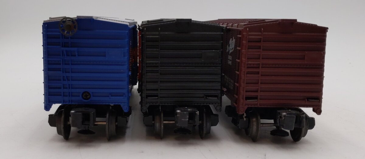 Lionel 6-19292 O Gauge B&O 6464 Boxcar Series Vl (Set of 3) VG/Box