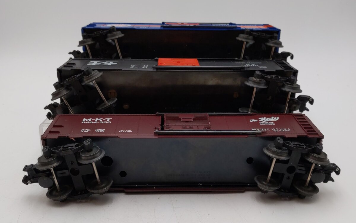 Lionel 6-19292 O Gauge B&O 6464 Boxcar Series Vl (Set of 3) VG/Box