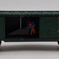 Lionel 6-26869 O Gauge Railway Express Agency Jumping Hobo Operating Boxcar VG/Box