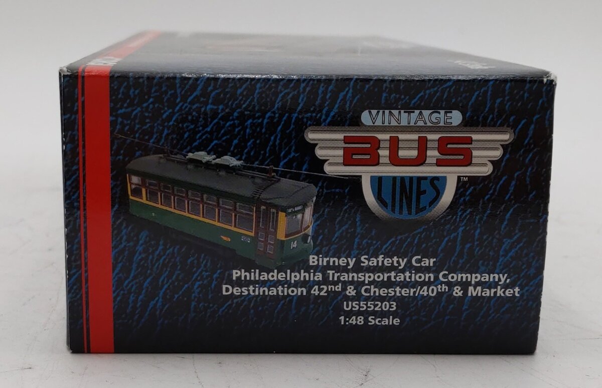 Corgi US55203 O Philadelphia Transportation Co. Birney Safety Car  VG/Box