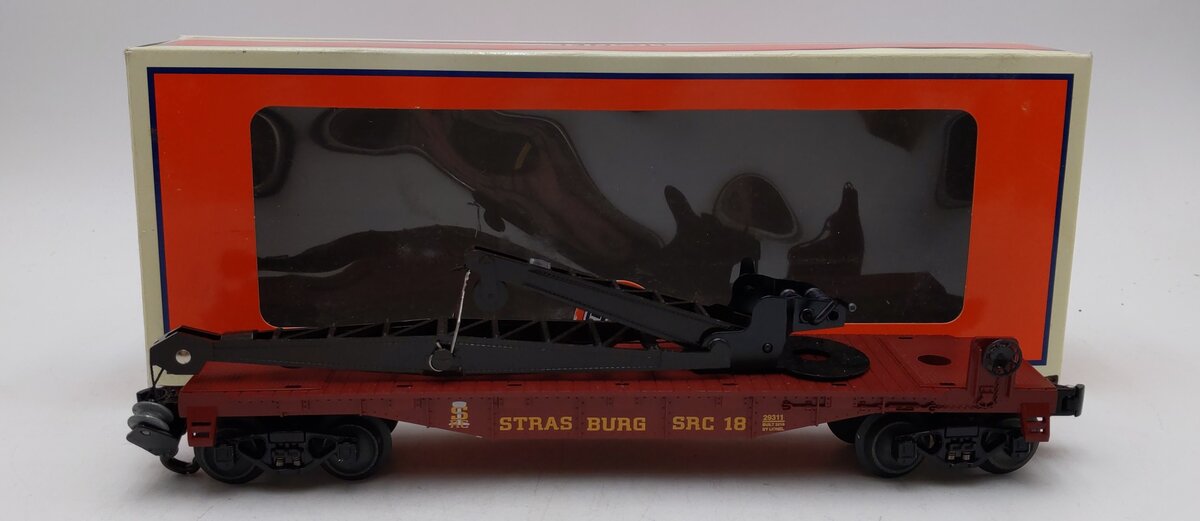 Lionel 6-29311 O Gauge Strasburg Derrick Car LN/Box