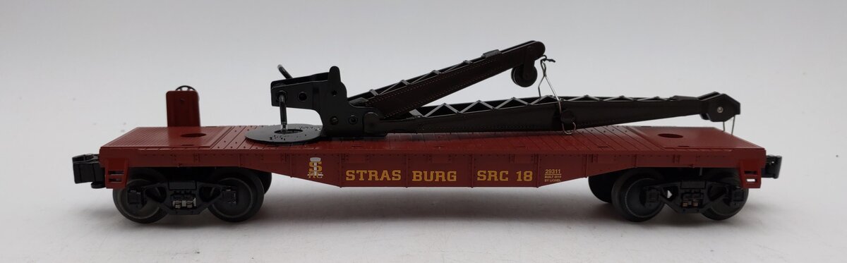Lionel 6-29311 O Gauge Strasburg Derrick Car LN/Box