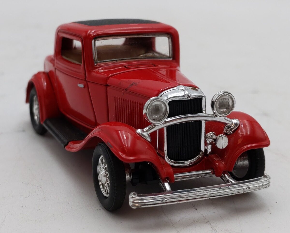 K-Line K-94231 1:43 Kruisers Red 1932 Ford 3 Window Coupe Diecast Car LN/Box