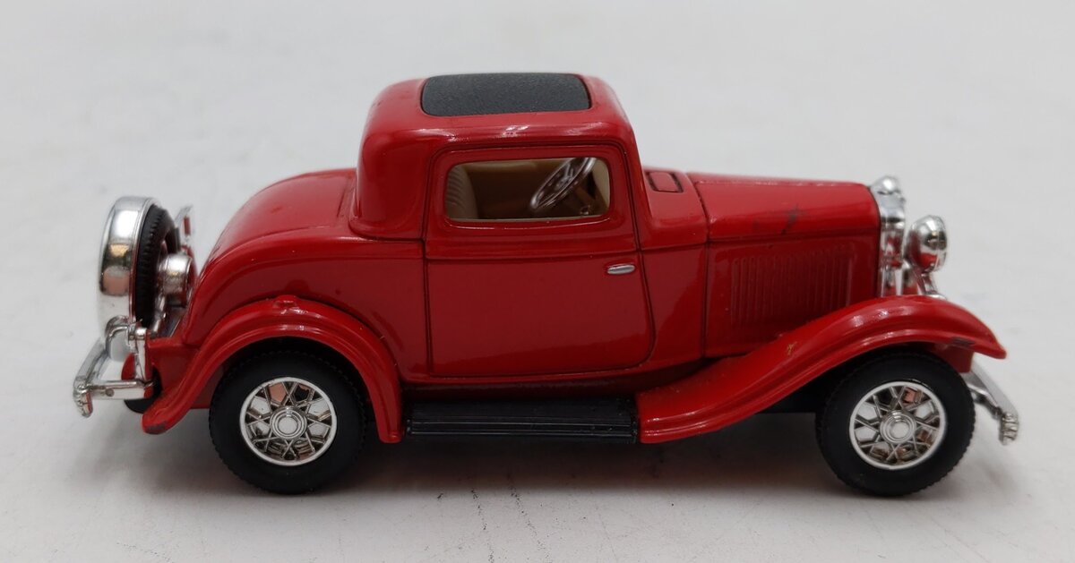 K-Line K-94231 1:43 Kruisers Red 1932 Ford 3 Window Coupe Diecast Car LN/Box