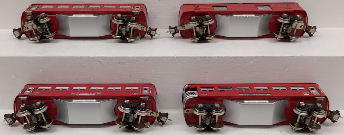 MTH 10-1025 O Terra Cotta #613 Passenger Car Set (Set of 4) EX