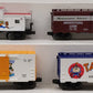 Lionel O Gauge Assorted Freight Cars: #19723, #17219, #19281, #17220 [4] LN/Box