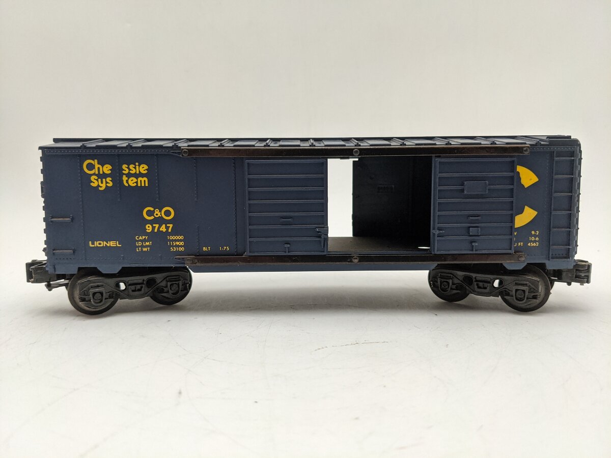 Lionel 6-9747 O Gauge Chessie System Boxcar VG/Box