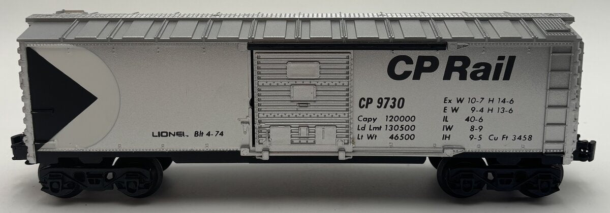 Lionel 6-9730 O Gauge CP Rail Boxcar EX/Box