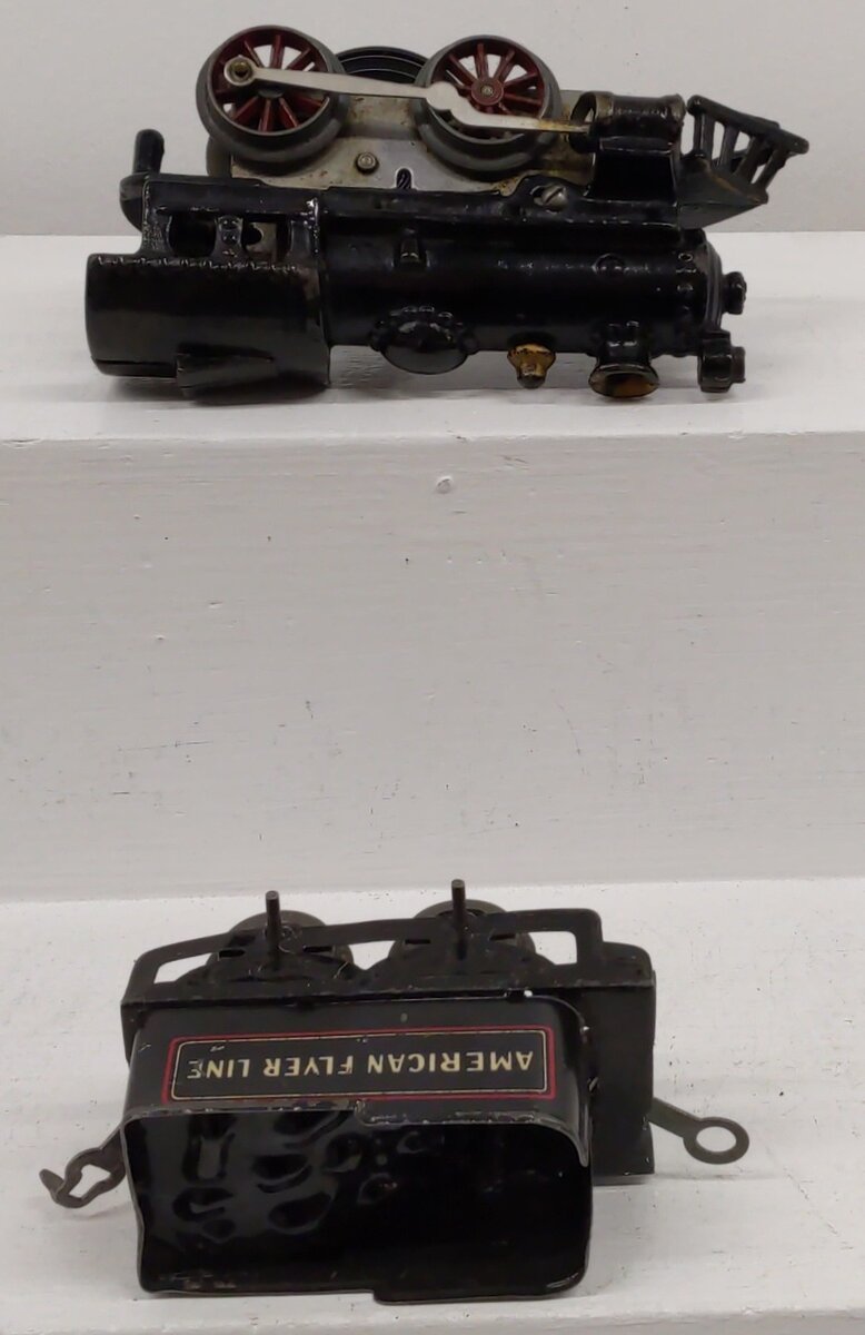 American Flyer 1914 O Gauge Vintage Locomotive and Tender #120 VG