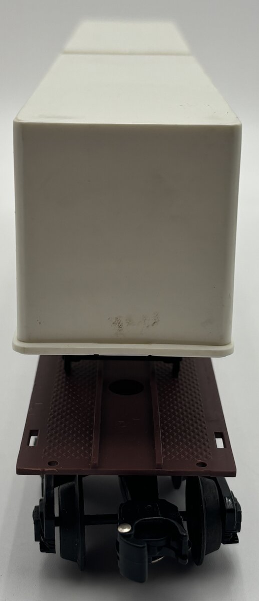 Lionel 6-9123 O Gauge Penn Central Trailer 1-Tier Auto Carrier Car Brown VG/Box