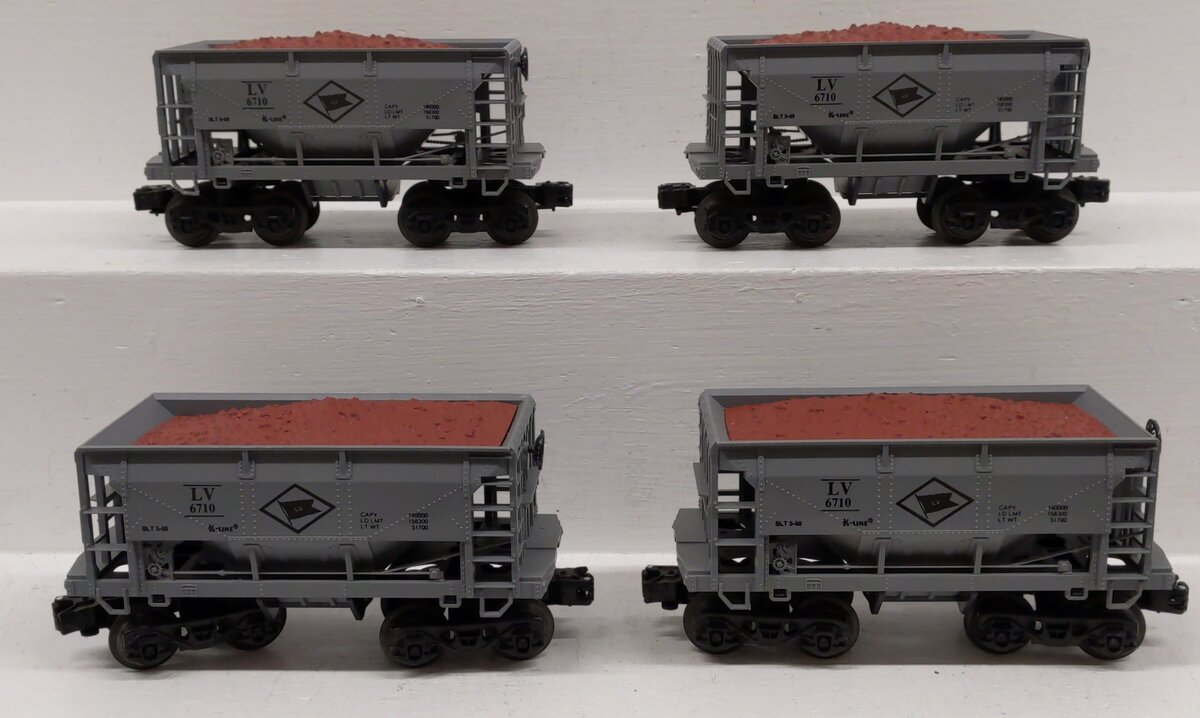 K-Line K-6710 O Gauge Lehigh Valley Ore Car [4] EX/Box