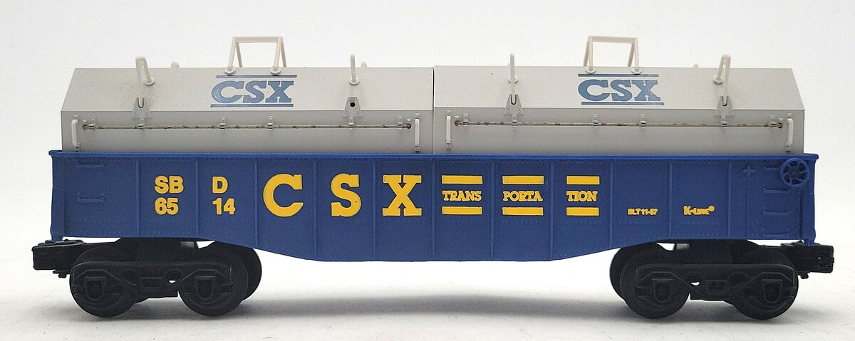 K-Line K6514 O Gauge CSX Gondola #6514 VG