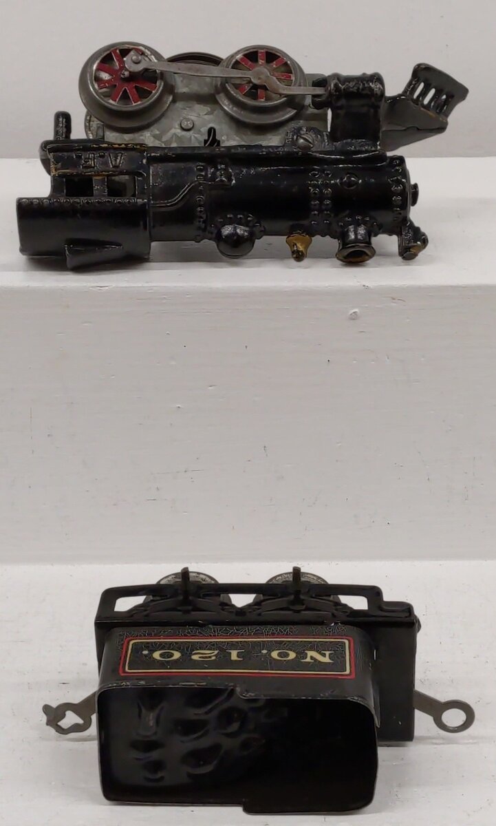 American Flyer 1914 O Gauge Vintage Locomotive & Tender #120 VG