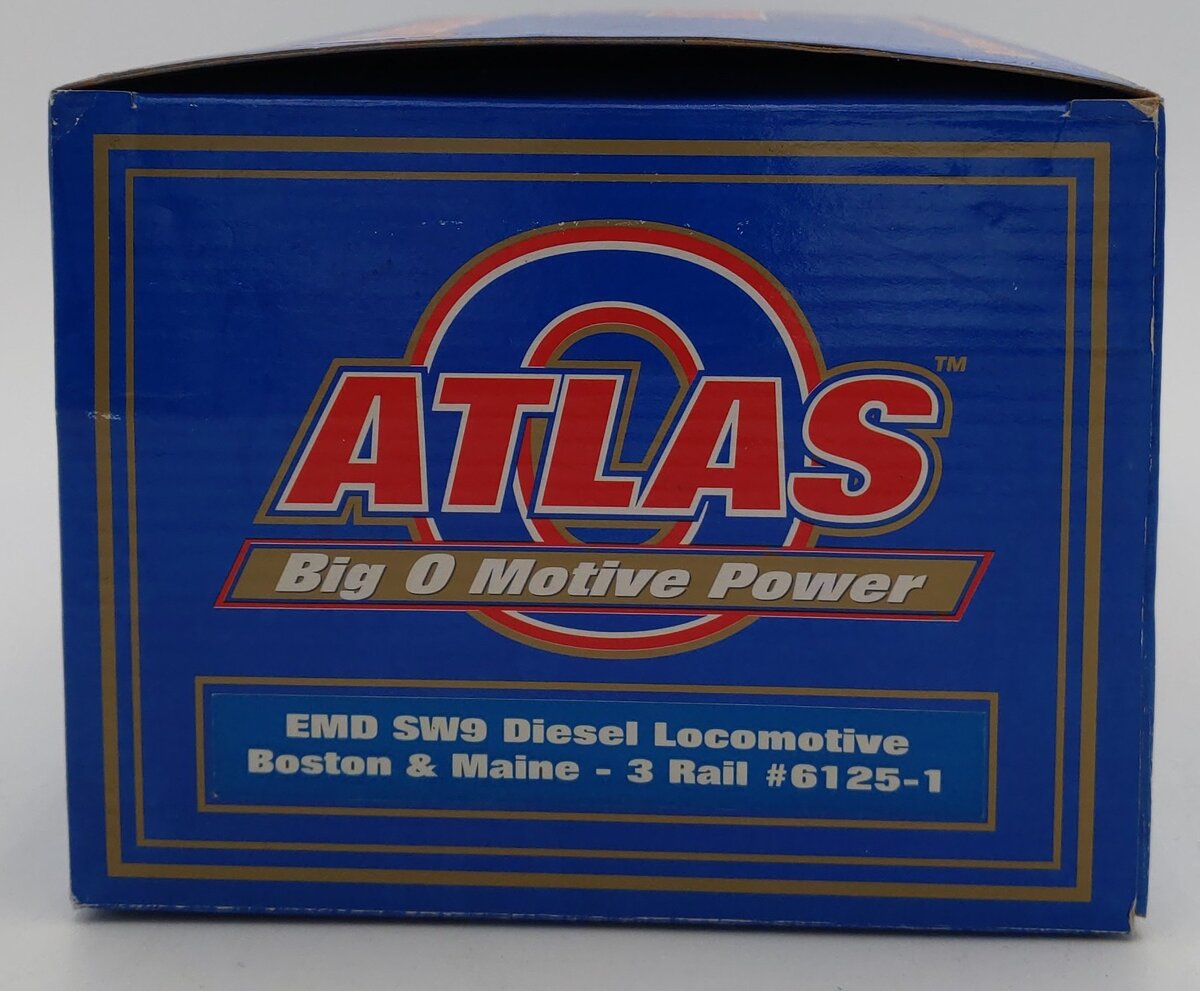 Atlas 6125-1 O Gauge Boston & Maine SW9 Diesel Locomotive #1220 EX/Box