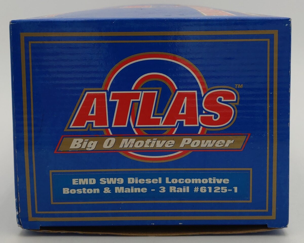 Atlas 6125-1 O Gauge Boston & Maine SW9 Diesel Locomotive #1220 EX/Box