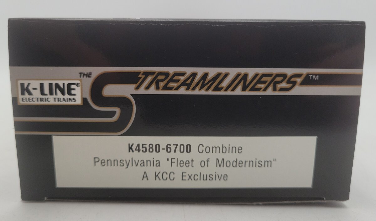 K-Line K4580-6700 O Pennsylvania "Fleet of Modernism" Combine Passenger Car EX/Box