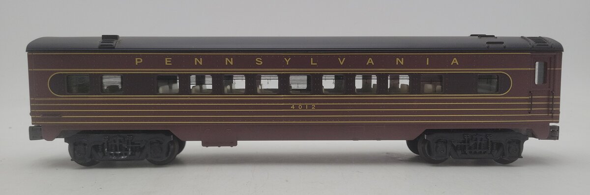 K-Line K4580-4012 O PRR " Fleet of Modernism" 13.5" Streamliner Coach Car #4012 EX/Box