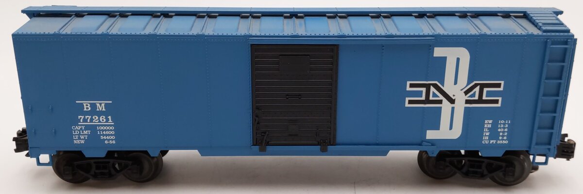 Crown Model Products 77261 O Gauge Boston & Maine 1932 ARA Boxcar EX/Box