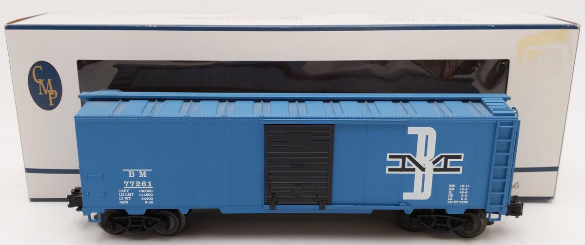 Crown Model Products 77261 O Gauge Boston & Maine 1932 ARA Boxcar EX/Box