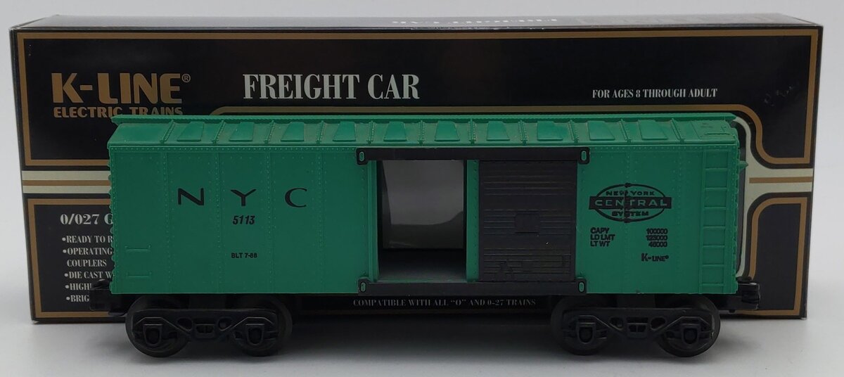 K-Line K5113 New York Central Boxcar EX/Box