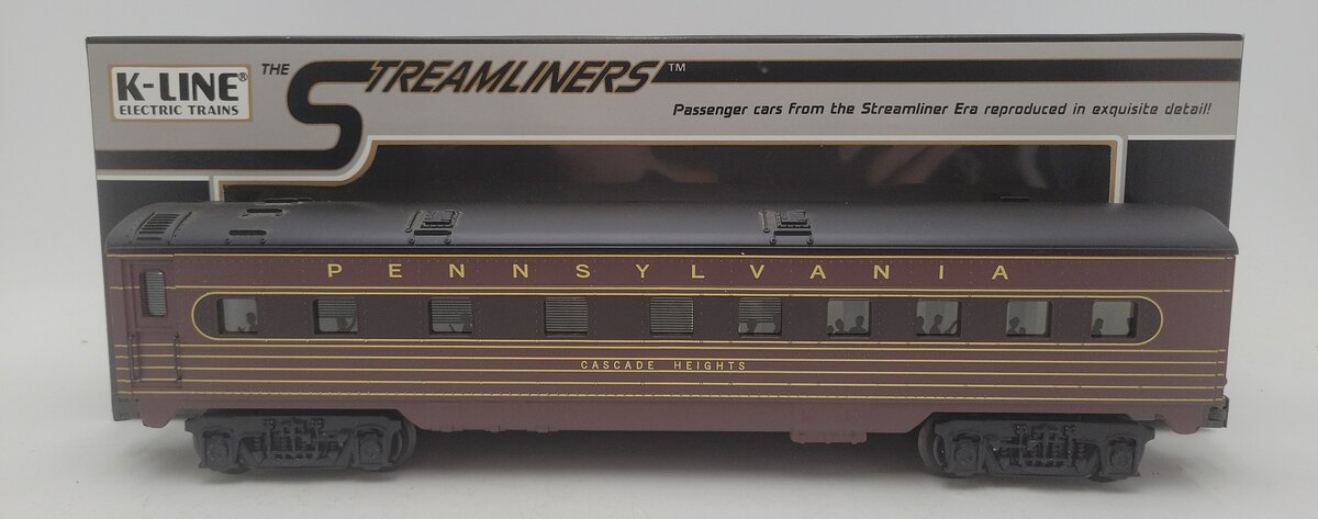 K-Line K4580-8086 O Pennsylvania Cascade Heights 12.5" Streamliner Pullman Car EX/Box