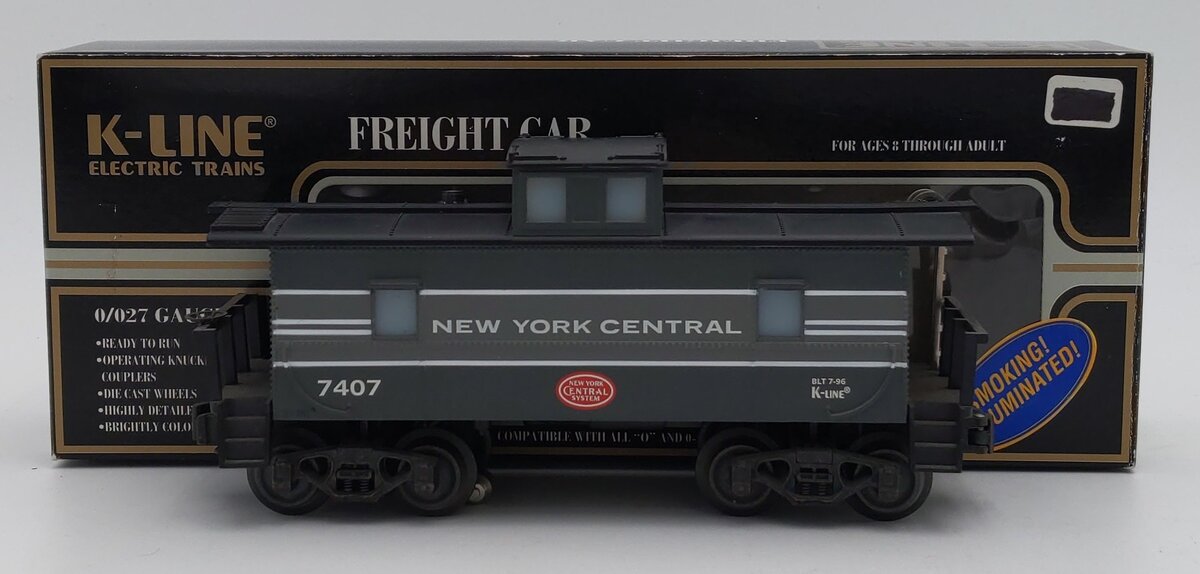 K-Line K7407 O Gauge New York Central Smoking Caboose VG/Box