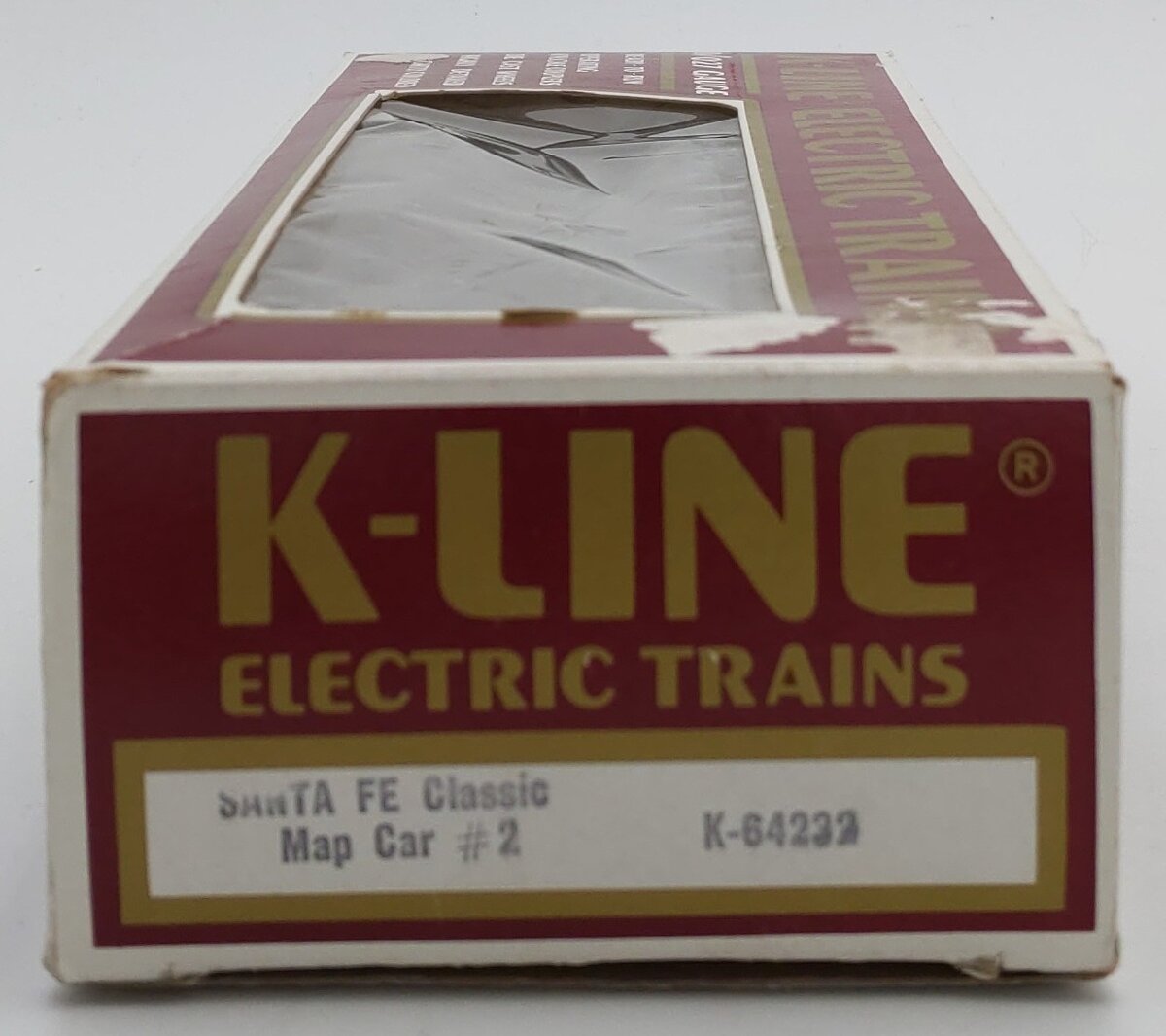 K-Line K-64232 O Gauge Santa Fe "El Capitan" Classic Map Car #64232 LN/Box
