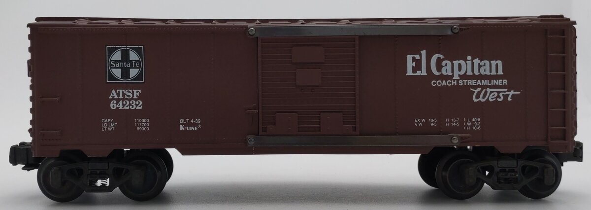 K-Line K-64232 O Gauge Santa Fe 