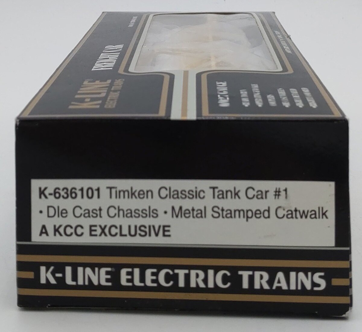 K-Line K636101 O Gauge Timken Single Dome Tank Car LN/Box