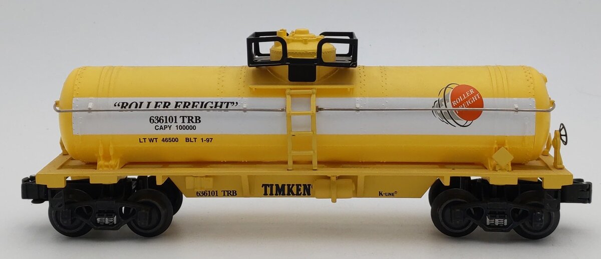 K-Line K636101 O Gauge Timken Single Dome Tank Car LN/Box