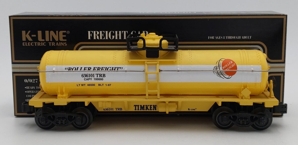 K-Line K636101 O Gauge Timken Single Dome Tank Car LN/Box