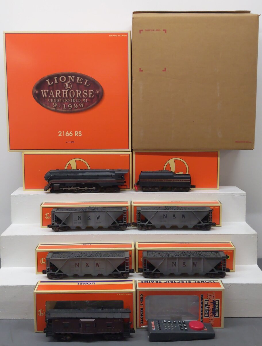 Lionel 6-11909 O Gauge Norfolk & Western Warhorse Steam Freight Set with TMCC EX/Box