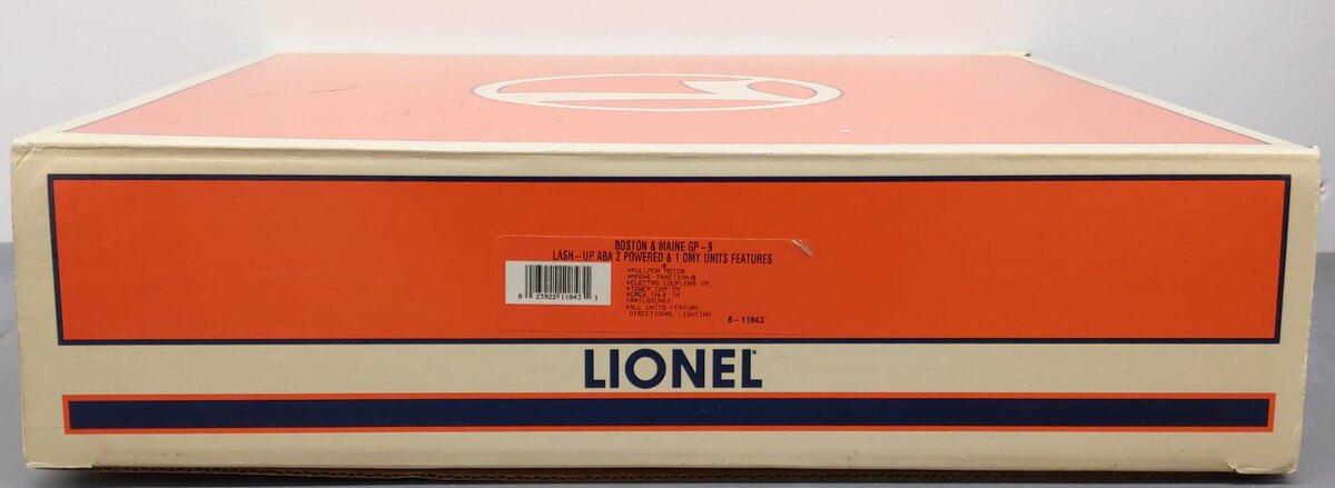Lionel 6-11843 O Gauge Boston & Maine Diesel Lash-up Set #2380, 2381, 2389 EX/Box