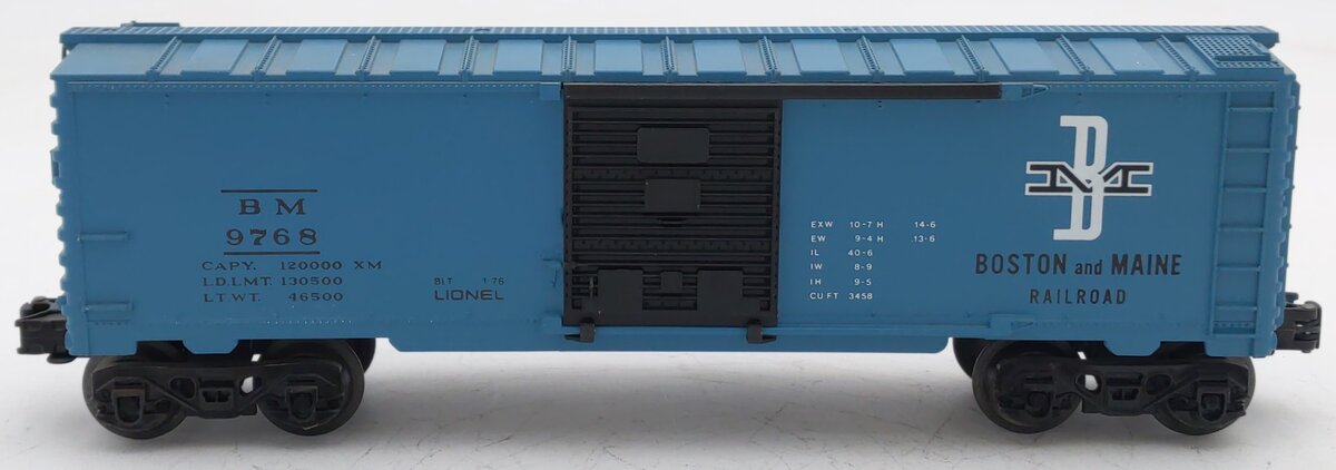 Lionel 6-9768 O Gauge Boston & Maine Boxcar EX/Box