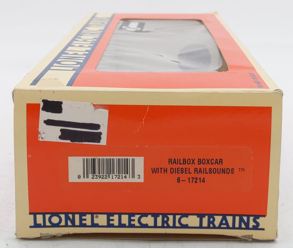 Lionel 6-17214 O Gauge RailBox Boxcar with Diesel Railsounds #17214 EX/Box