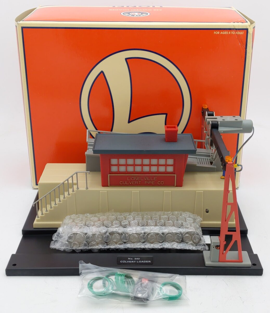 Lionel 6-12982 O Gauge Operating Culvert Loader #342 EX/Box