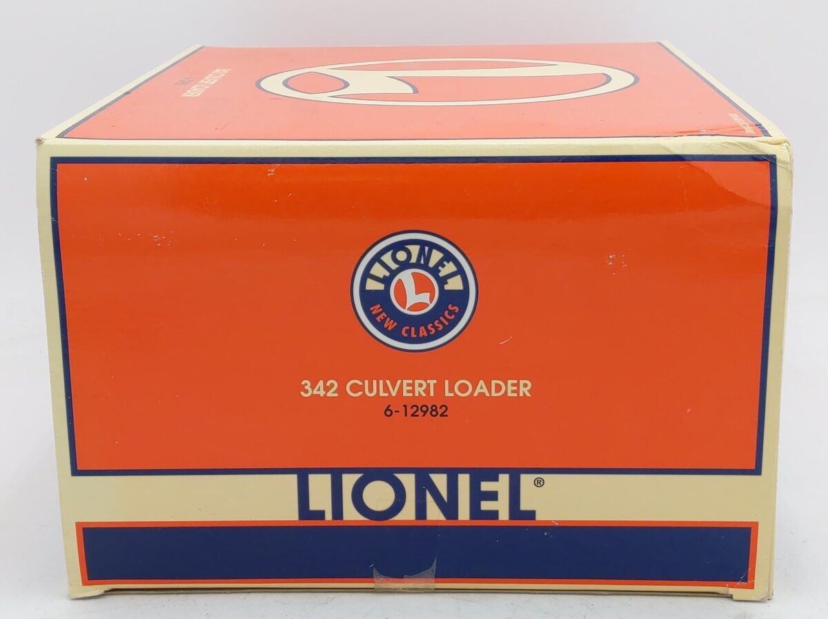 Lionel 6-12982 O Gauge Operating Culvert Loader #342 EX/Box