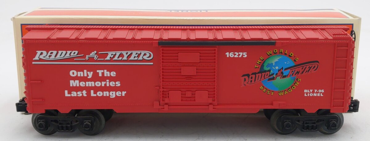 Lionel 6-16275 O Gauge Radio Flyer Boxcar EX/Box