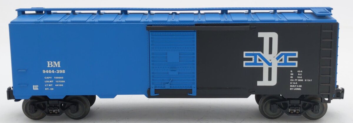 Lionel 6-17235 O Gauge Boston & Maine Boxcar #9464-398 EX/Box