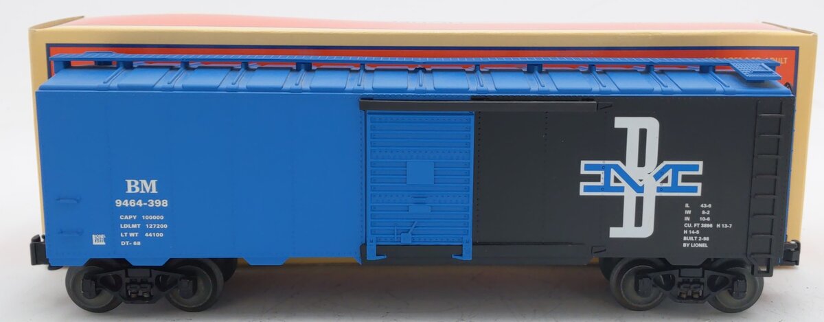 Lionel 6-17235 O Gauge Boston & Maine Boxcar #9464-398 EX/Box