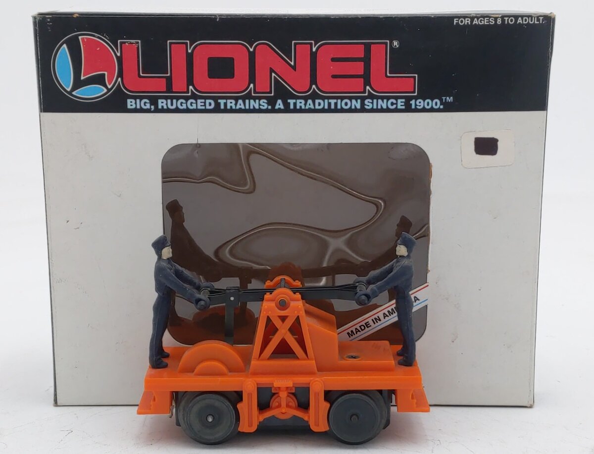 Lionel 6-18401 O Gauge Operating Workmen Hand Car EX/Box